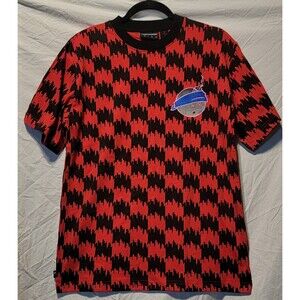 The Hundreds Townstooth Black And Red T-Shirt Size Small NWT